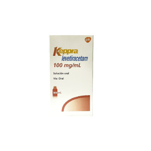 KEPPRA SOLUCION ORAL 100 MG FRASCO X 300 ML